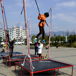Thương mại cấp bền điều chỉnh khai thác <span class=keywords><strong>Bungee</strong></span> <span class=keywords><strong>Trampoline</strong></span> cho công viên giải trí phiêu lưu sân chơi ngoài trời - Product Image 3