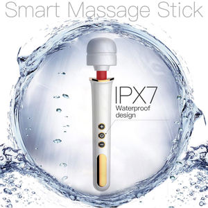 Jolly Space Waterproof AV Stick palmare testa rotonda Multi-velocità G-Spot vibratore per le coppie - Product Image 3