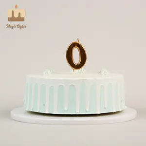 Wholesale Special Gold Number 1 Shape Birthday Cake Candle UK