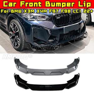 Para BMW X3M X4M F97 F98 LCI 2022+ Kit de carrocería con difusor y protector de parachoques delantero, accesorios para coche - Product Image 1