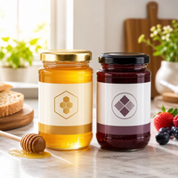 Étiquette autocollante ronde personnalisée en PET durable pour pot de compléments alimentaires, avec logo 3D, pelable et adhésive, avec lamination brillante et imperméable