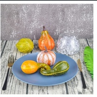 Kunstmatige Pompoenen Decoratie Oogst Fall Oranje Pompoenen Nep Schuim Pompoenen Voor Fall Herfst Decor Thanksgiving Halloween Deco