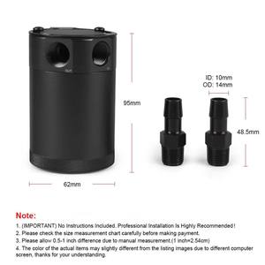 Serbatoio universale 300ml 2 porte per serbatoio di cattura dell'olio compatto in alluminio sconcertato con serbatoio per bollitore traspirante a due fori - Product Image 3