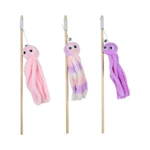 Divertido Juguete de Peluche de <span class=keywords><strong>Pulpo</strong></span> para Gatos, Juguete Interactivo para Gatos, Varita de Juego para Gatitos, Accesorios para Mascotas - Product Image 1