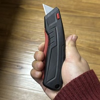 Couteau de sécurité rétractable à lame escamotable pour enfants, avec verrouillage de sécurité de marque