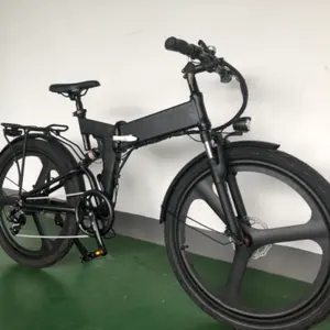 欧盟仓库7速Shimano折叠电动自行车脂肪轮胎26寸成人自行车电动自行车