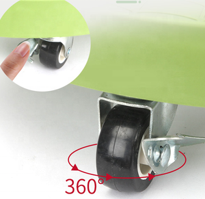 Maceta Flexible de 38-50cm de diámetro para flores, bandeja de plástico para macetas, carro para plantas, carrito con ruedas - Product Image 4