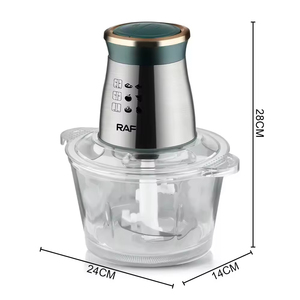 Appareil de cuisine, mixeurs électriques pour la maison, bol en verre, robot culinaire, quatre lames tranchantes, hachoirs à aliments - Product Image 4