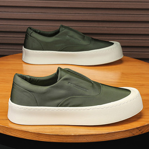 Zapatos Deportivos de Invierno para Hombre, de Lona, con Cordones y Estilo Slip-On, Antideslizantes, con Suela Gruesa, Transpirables y Ligeros - Product Image 3