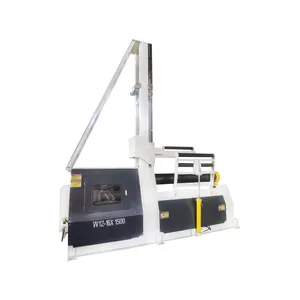 W12-8x2000 Four Roller Up To 6mm Thickness Carbon Plate Steel Aluminium Rolling Machine