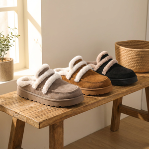 YL3701 Wholesale Comfortable Soft Thermal Warm Indoor <strong>Ladies</strong> Women's Winter <strong>Slippers</strong> for Home - Product Image 2