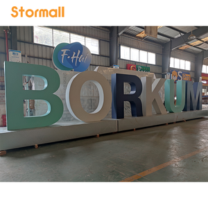 自立型ビルサイン 屋外 大型 照明付き文字 3D看板 カスタムLEDライト ブランドロゴサイン 業務用 - Product Image 6