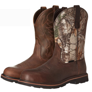 Stivali da Cowboy occidentali da <span class=keywords><strong>uomo</strong></span> ricamati all'ingrosso con Logo personalizzato zapatos de hombre - Product Image 1
