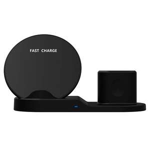 Chargeur sans fil <span class=keywords><strong>3</strong></span> en 1 rapide et intégré CE Dock support de charge chargeur de téléphone sans fil 10W pour <span class=keywords><strong>iphone</strong></span> pour iWatch pour <span class=keywords><strong>airpods</strong></span> - Product Image 6