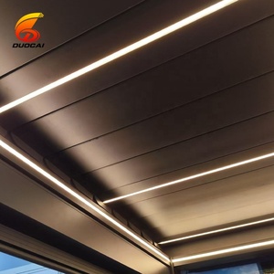 Pérgola Motorizada Impermeable de Aluminio con Marco con Recubrimiento en Polvo y Pantalla, en Tamaños 3x3, <span class=keywords><strong>3x4</strong></span>, 4x3, 4x4, 4x5, 4x6, 6x3, 6x4, 6x5 y 6x6 m - Product Image 3