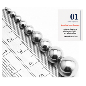 Rodamientos de bolas de acero inoxidable pulido de alta calidad G10 <span class=keywords><strong>420</strong></span> 420C <span class=keywords><strong>HRC</strong></span> 58-62 <span class=keywords><strong>dureza</strong></span> larga vida 9.525mm 10mm 20mm para Metal - Product Image 2