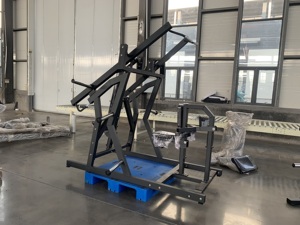 Appareil de fitness commercial Iso-latéral à charge libre pour pectoraux/dos, incluant Presse pectorale assise inclinée et Machine à tirage dorsal, en acier - Product Image 5