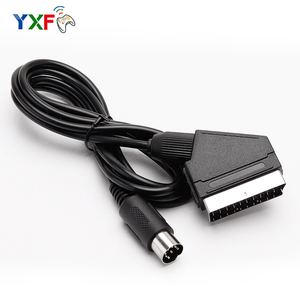 Cable RGB Scart Lead para <span class=keywords><strong>Sega</strong></span> -<span class=keywords><strong>Mega</strong></span> Drive 2 -Genesis 2 Megadrive 2 MD2 RGB AV Scart Cable 1,8 m - Product Image 1