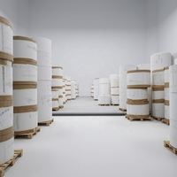 Papier offset et papier bond vierge sans bois 99 % de luminosité, vente en gros, pour cahiers et lettres scolaires - Nouveauté 2026