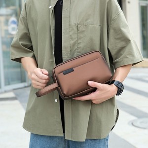 Borsa da uomo di nuovo arrivo alla moda per tutte le stagioni pochette <span class=keywords><strong>nera</strong></span> leggera in Nylon impermeabile per uomo - Product Image 6