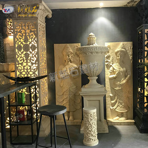 Nuevas Macetas de Imitación de Piedra Arenisca Magic Stone Grc, Esculturas para Patio Exterior, Decoración de Paisajes para Inmobiliarias - Product Image 1