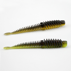 Esca da pesca in plastica morbida artificiale da 75mm 8.5cm TPE Topwater esca galleggiante per spigole - Product Image 1