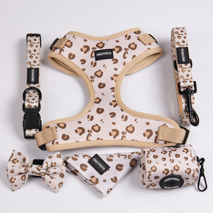 Conjunto de Arnés, <span class=keywords><strong>Collar</strong></span> y Correa para Perro Personalizado QQPETS por Sublimación, Diseño Anti Tirones, Equipo Prémium de Malla de Poliéster/Nailon para Mascotas - Product Image 2