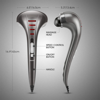 LUYAO LY-627A Körper Doppel Doppel knoten Hand massage gerät Vibrations massage für Hals & Taille Handy Hammer Buddy