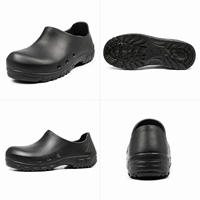 Sabot de cuisine ACE de sécurité, souple, à coupe basse, à enfiler, en EVA, avec embout en acier, tige sans métal, antidérapant, en caoutchouc, unisexe, automne-été