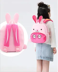 Cute Animal Shapes Baby Kids Backpack Cute Rabbit School Bag Girls Students Bookbags