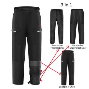 <span class=keywords><strong>Pantalon</strong></span> de <span class=keywords><strong>moto</strong></span> pour homme, toutes saisons, 3 en 1, détachable, protecteur, coupe-vent, imperméable, <span class=keywords><strong>chaud</strong></span>, pour la randonnée à <span class=keywords><strong>moto</strong></span> - Product Image 2
