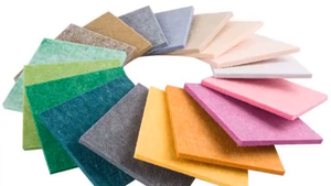 AU Market <span class=keywords><strong>Pro</strong></span>-environnement <span class=keywords><strong>Feutre</strong></span> acoustique 100% Panneau en polyester Matériaux insonorisés Panneaux acoustiques en PET - Product Image 1