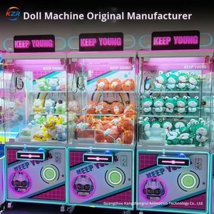 Full Transparent Custom Logo Hardware Acrylic Scanning <b>Grabbing</b> Doll <b>Machine</b> Commercial Large Coin-operated Four-person Boutique - Product Image 6