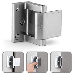 आसान तरीके से कीलेस डोर लच जस्ता मिश्र धातु होटल सुरक्षा गृह गोपनीयता लॉक इनवार्ड में सुधार के लिए रात सुदृढीकरण - Product Image 2