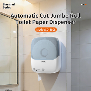 Dispensador de Papel Higiénico Automático con Sensor, Rollo <span class=keywords><strong>Jumbo</strong></span> Comercial CDWK, Dispensador Eléctrico para Baño, Alimentado por Batería de Litio/CC - Product Image 2