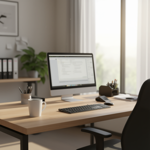 T-shirt Horrible Things in cotone grigio scuro, unisex, taglia media per adulti, divertente design grafico con umorismo sul lavoro - Product Image 3