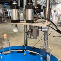 Whisky Wijn T-kurk Persafsluiter Hoge Snelheid Automatische T-kurk Afdekmachine voor Glazen Flessen