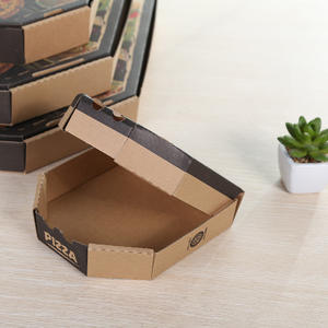 Personalizado padrão de design etiquetas 4/6/8/10/12/14/24 polegadas papelão preto octagon caixa de fatia de pizza caixa de hexágono para a Itália - Product Image 5