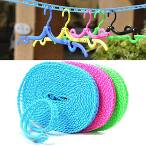 Corde à <span class=keywords><strong>linge</strong></span> extérieure en nylon antidérapante coupe-vent corde en tissu <span class=keywords><strong>pour</strong></span> la blanchisserie voyage affaires 5/10 mètres de long - Product Image 2