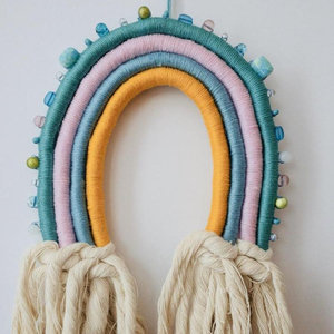 งานแขวนผนังรูปสายรุ้งที่สวยงามและสง่างาม คุณภาพสูง - Product Image 1