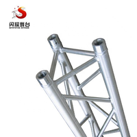 Botte triangulaire en aluminium pour l'affichage de botte, l'éclairage, DJ. Botte de fond pour concert avec certificats CE