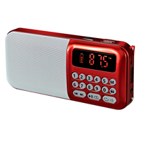 Lecteur audio portable multifonction léger avec basses profondes, design élégant, prend en charge les cartes SD et USB, redit la Gurbani, la Bible, le Coran et la radio