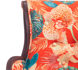 Di alta qualità stile Vintage <span class=keywords><strong>italiano</strong></span> in acciaio gamba Wingback Design sala da pranzo sedie con braccio - Product Image 6