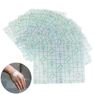 Factory Supply Medical Transparent Waterproof PU Adhesive Film Material Surgical Wound Dressing