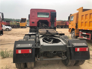 รถบรรทุกหัวลากมือสอง Sinotruk Howo NX 6x4 แบบหลังคาเรียบ พวงมาลัยซ้าย เครื่องยนต์ดีเซลยูโร 2 กำลัง 351-450 แรงม้า รับน้ำหนัก 31-40 ตัน เครื่องยนต์ Weichai สำหรับงานหนัก - Product Image 5
