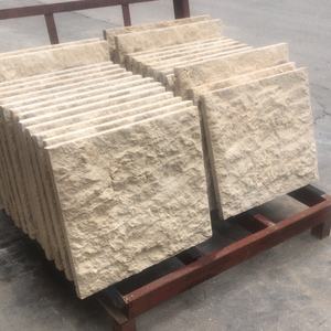 SH STONE Revestimiento de pared natural Chapa de piedra Exterior Interior Seta Superficie Moca Crema Piedra caliza Panel de piedra de pared - Product Image 3