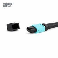 Câble de raccordement MPO MTP 12 fibres OM4 multimode, câble tronc pré-terminé pour centre de données, câblage haute densité 10G 40G 100G
