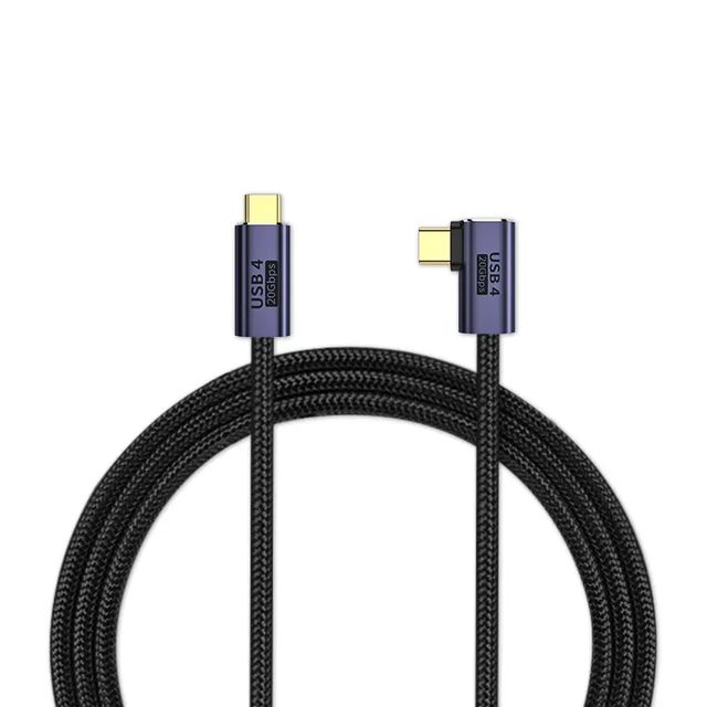 Wholesale USB4 Cable Type C 100W Fast Charging Flat Wire 8K 20GBPSData Cables