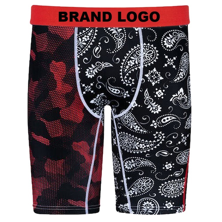 Stretch Polyester Cartoon Mens Underwear Boxer