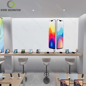 Exhibidor de Madera para Teléfonos Móviles, Vitrina Personalizada para Accesorios Electrónicos, Mueble de Exhibición para Tiendas - Product Image 3